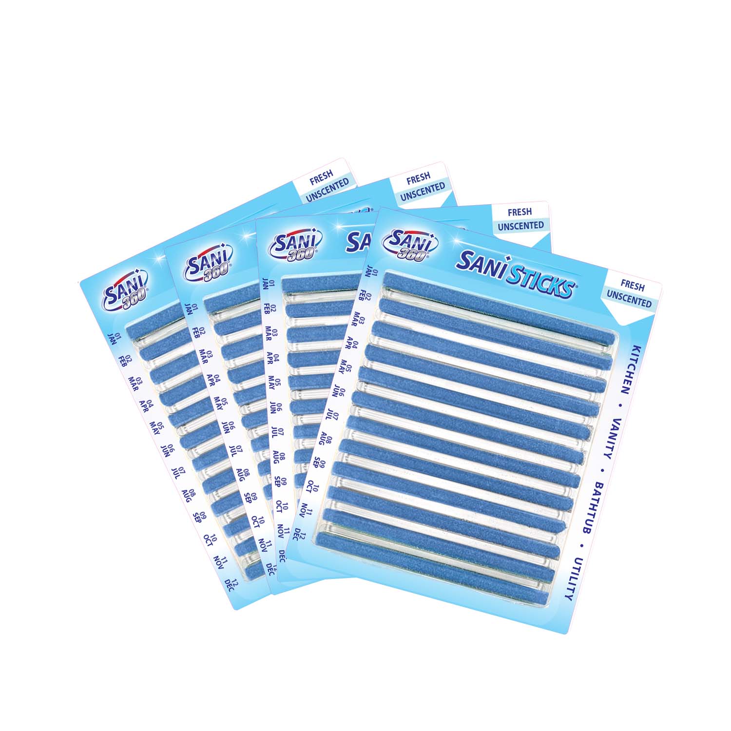 Sani Sticks™ Unscented Drain Deodorizers - Blue, 24 pk - Kroger